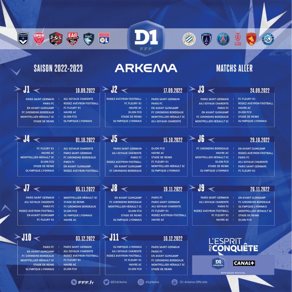 Le calendrier de D1 Arkema pour la saison 2022/2023 est connu MHSC OnAir