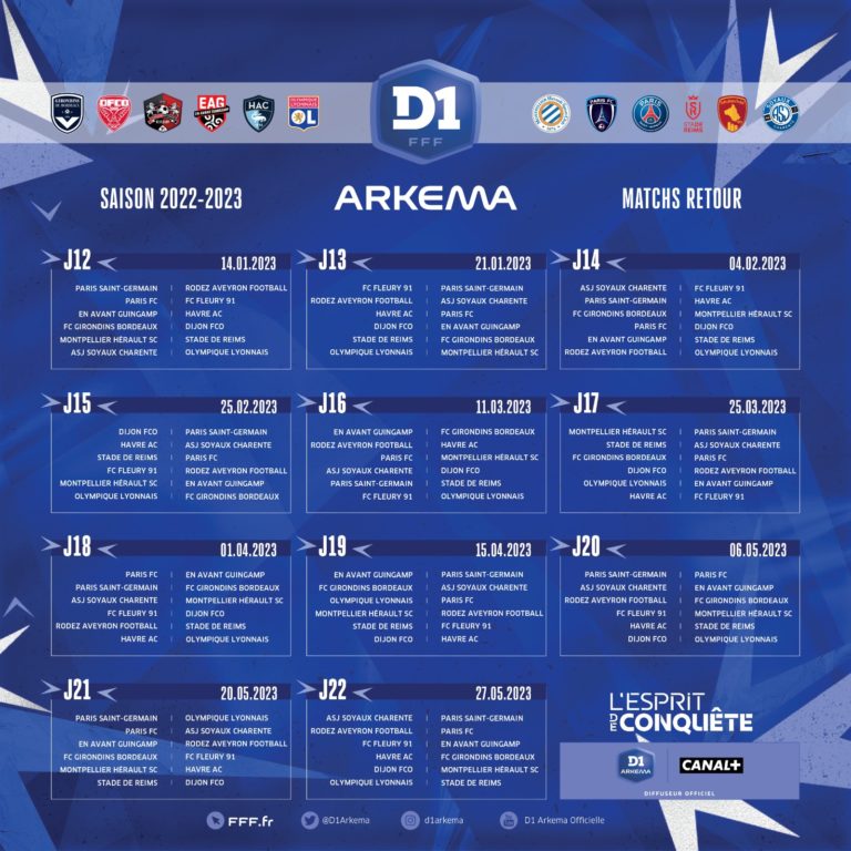 Le calendrier de D1 Arkema pour la saison 2022/2023 est connu - MHSC OnAir